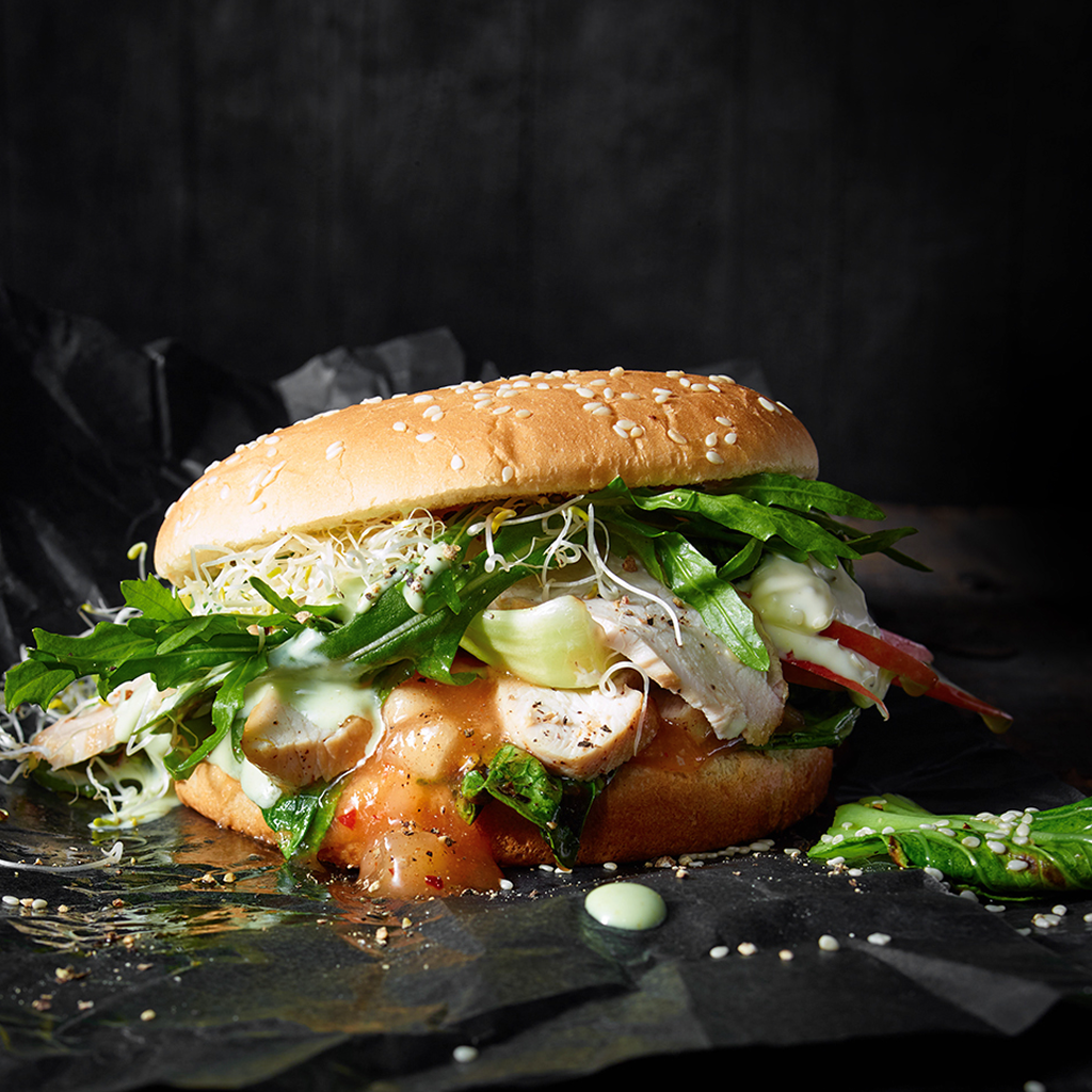 Chicken Burger Deluxe